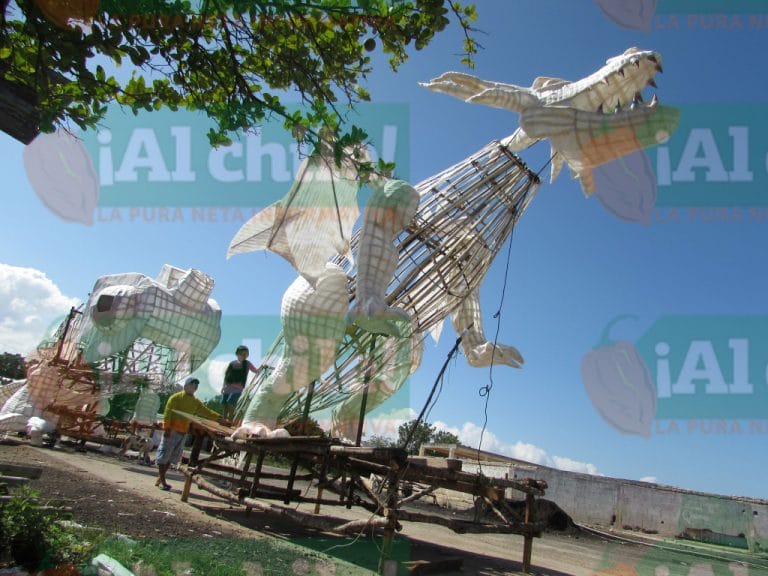 Se ponen creativos para el carnaval en Dzilam de Bravo