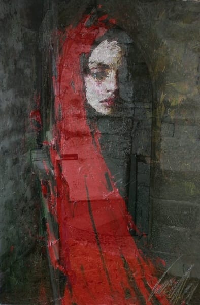 La dama de rojo