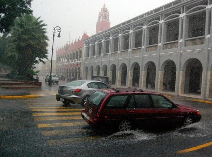 Fin de semana con probabilidad de lluvias en Yucatán