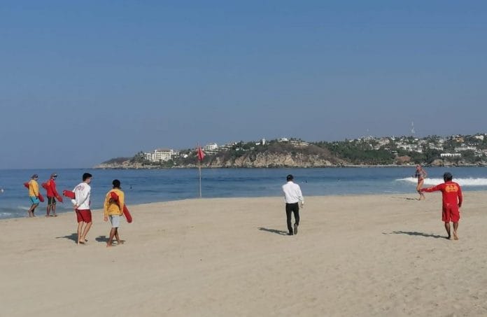 Cierran playas en municipio de Oaxaca por rebrote de coronavirus