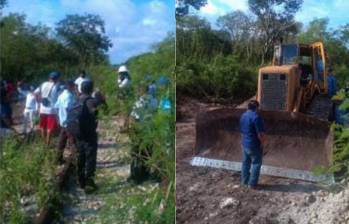 Se reportan problemas en Maxcanú por construcción del Tren Maya