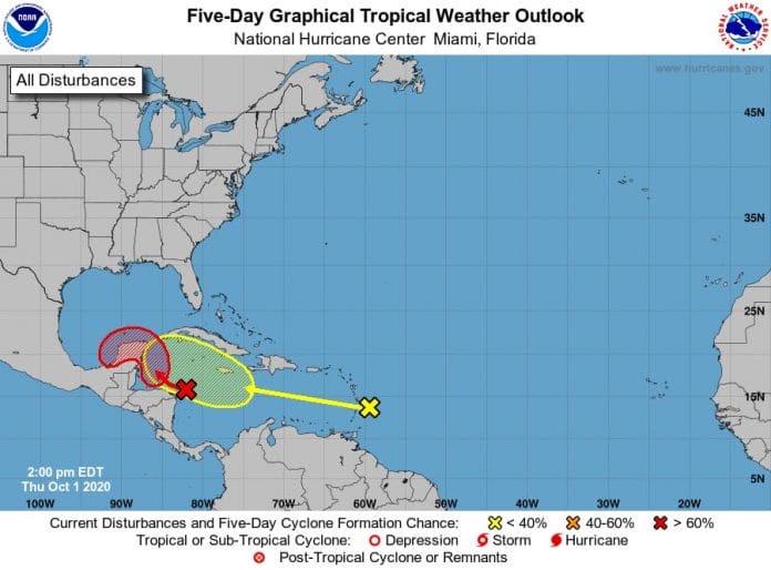 Tormenta tropical en el caribe mantiene en alerta a Yucatán