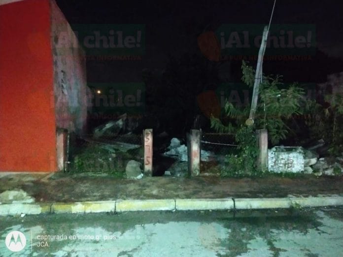 Abuelita pierde su casa tras incendio registrado en Mérida