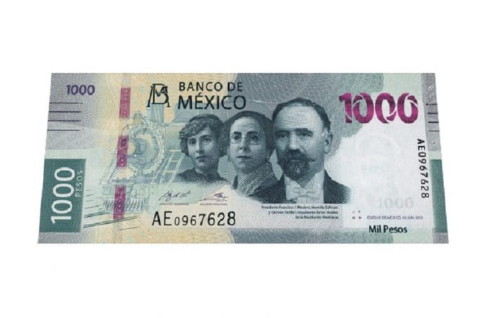 nuevo billete de mil pesos