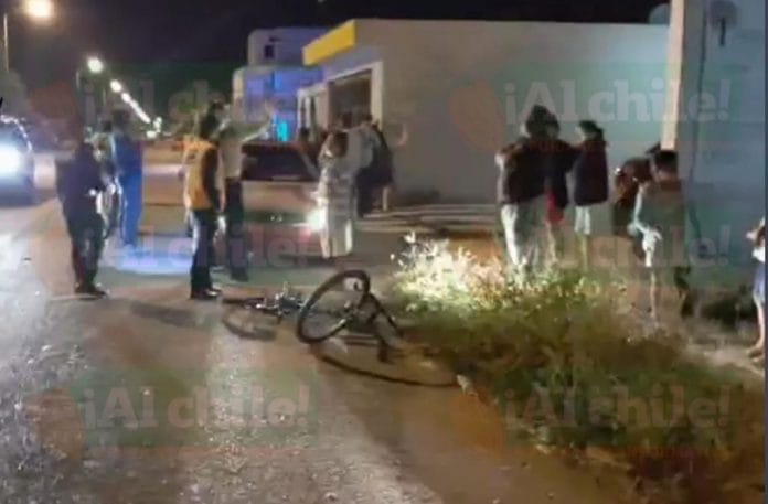 Sujetos ebrios atropellan a ciclista en Ciudad Caucel