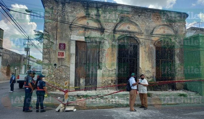 casona riesgo derrumbe Mérida
