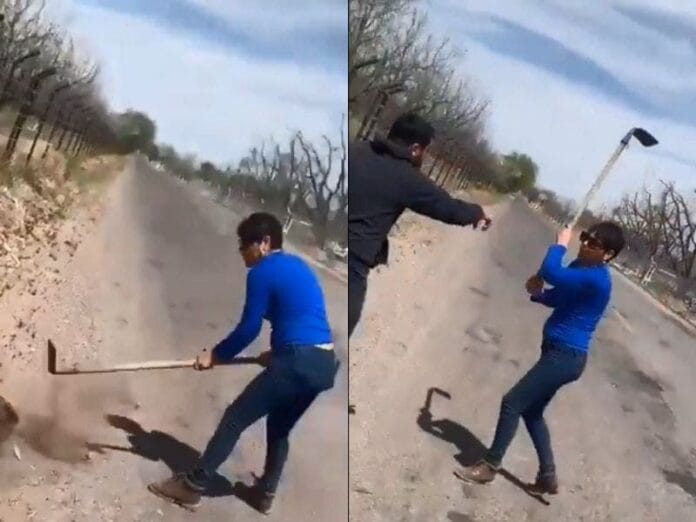 Mujer le rompe la chola a un sujeto que defendió a unos perros (video)