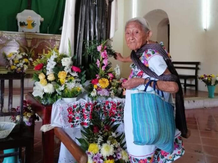 Fallece abuelita motuleña; a sus 86 años seguía trabajando para salir adelante
