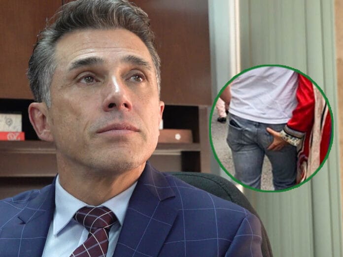 FOTO: Sergio Mayer denuncia 'acoso'; una mujer lo tocó en público