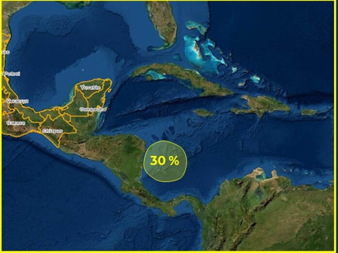 Vigilan zona de inestabilidad cerca de las costas de Quintana Roo
