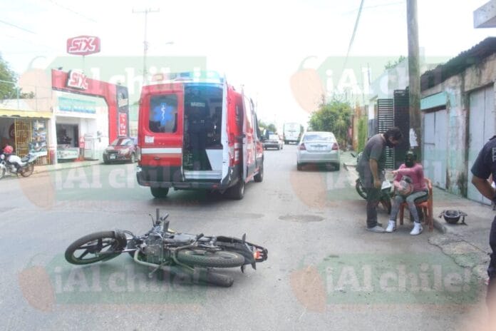 Tres motociclistas lesionados tras accidente en la Castilla Cámara