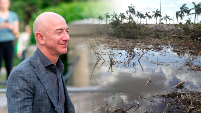 Luego de ver la fragilidad de la tierra en su viaje espacial, Jeff Bezos busca ayudar en la restauración de los manglares de Yucatán.