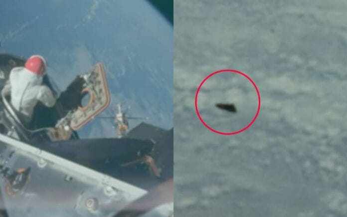 fotografía de un OVNI en el Apolo 9