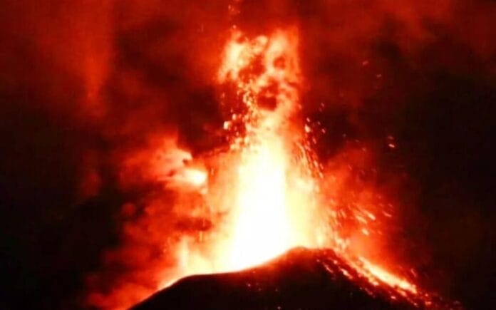 volcán Etna en Italia