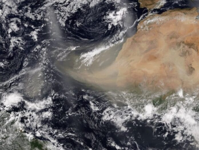 Polvo del Sahara llegaría en unos días a Yucatán