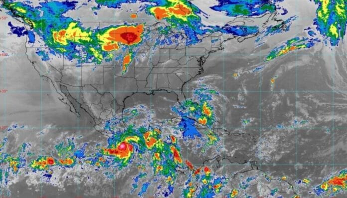 Huracán Agatha; así afectará a la Península de Yucatán
