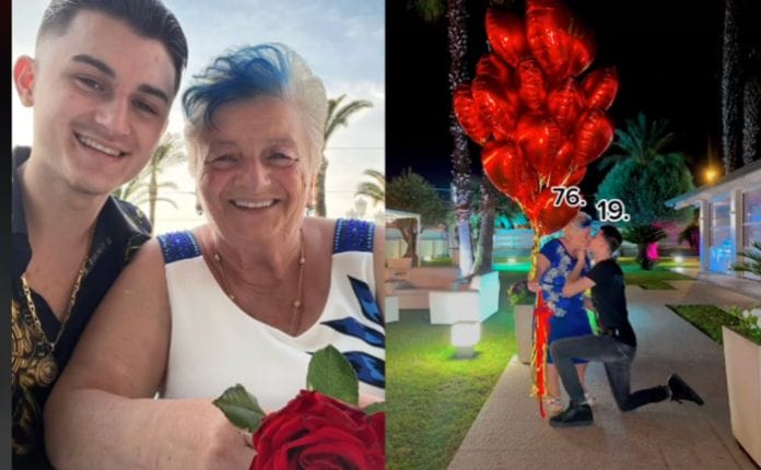 Joven presume que su alma gemela es una 'abuelita' de 76 años (VIDEO)