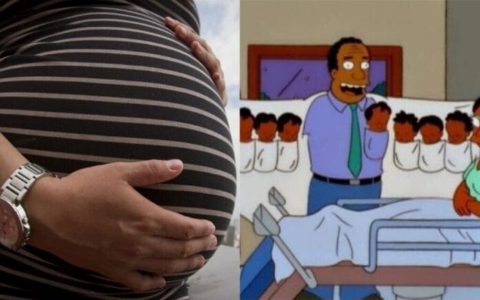 embarazada de 13 bebés