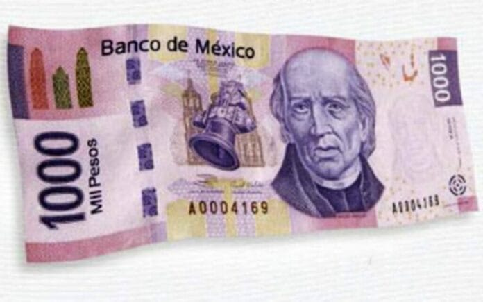 billete de 1,000 pesos