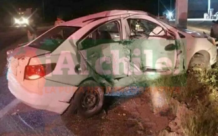 accidente en la carretera Mérida - Kanasín