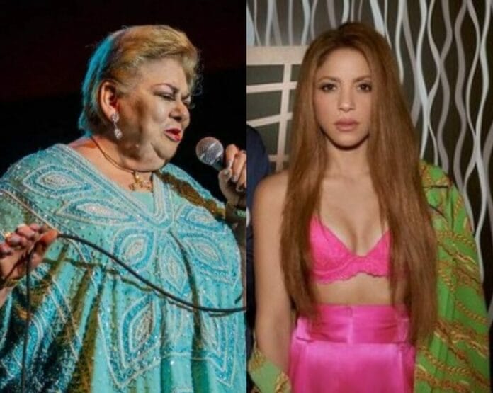 ''Estoy contigo'': el mensaje de Paquita La del Barrio a Shakira (VIDEO)