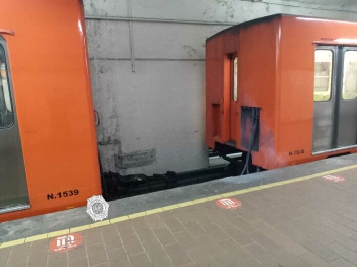 Una vez más el Metro de CDMX: un vagón de la Línea 7 se separá al llegar a Polanco