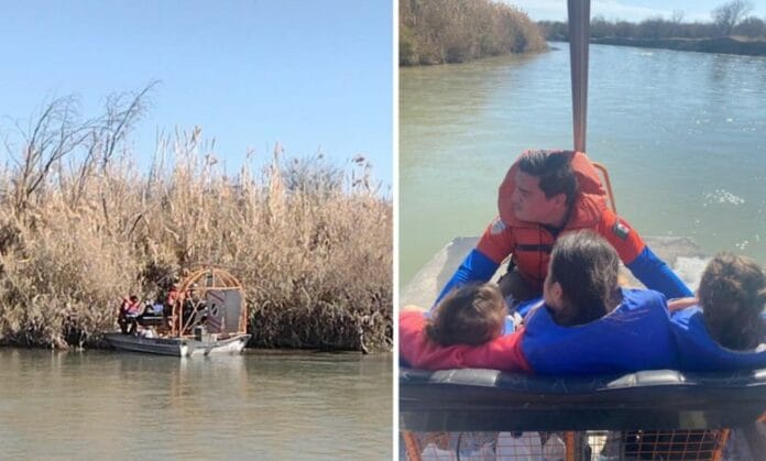 Rescatan a tres niñas en el Río Bravo (FOTO)
