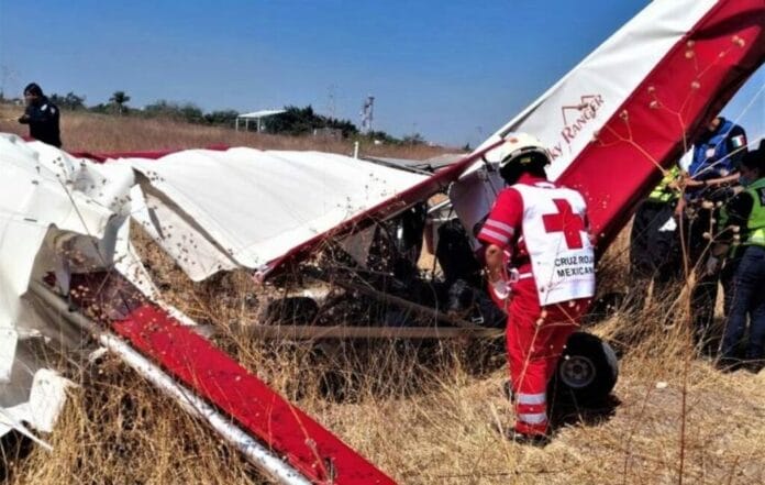 Se desploma una avioneta en Morelos; dos personas perdieron la vida