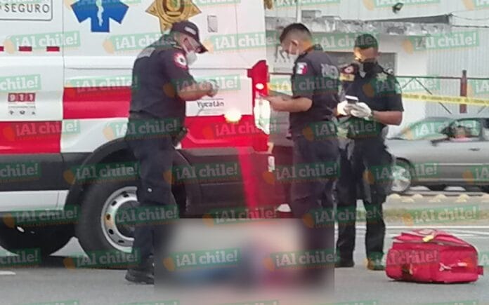 atropellado por una unidad de la SSP en el periférico de Mérida