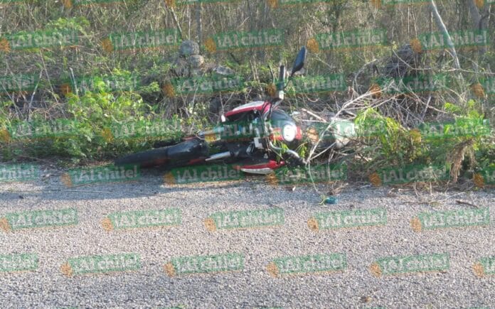 accidente la carretera Motul - Suma de Hidalgo
