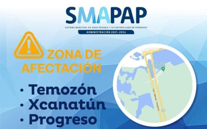 SMAPAP anuncia que de detendrá bombeo de agua en Progreso