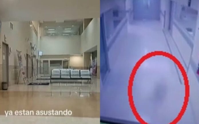 ¡Uay, qué horror! Graban fantasma en hospital de Villahermosa
