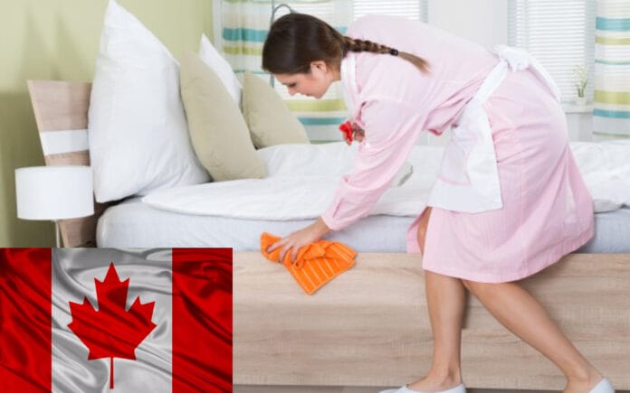 Buscan personal de limpieza para un hotel en Canadá; ofrecen 33 mil pesos y dan alojamiento