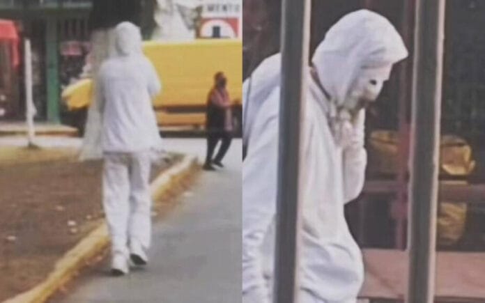Hombre de Blanco aterroriza a Coacalco, Estado de México