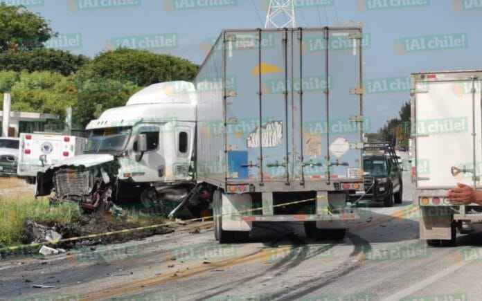 accidente en la ruta Ciudad Del Carmen - Isla Aguada