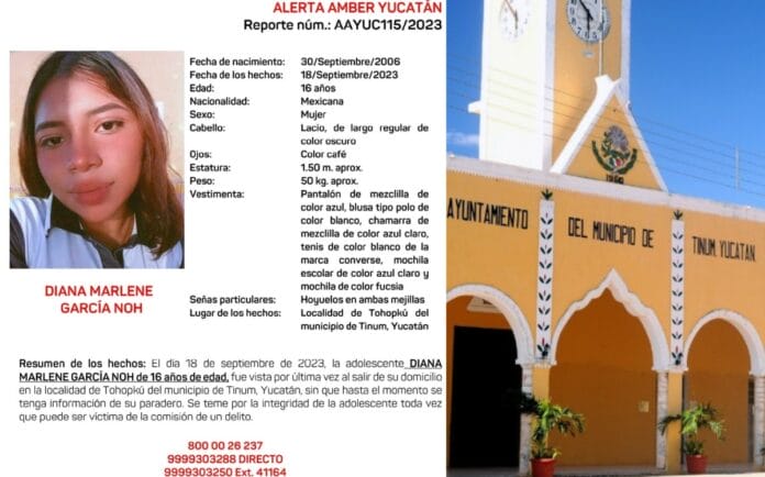 Buscan a chavita desaparecida; se activó Alerta Amber en Yucatán