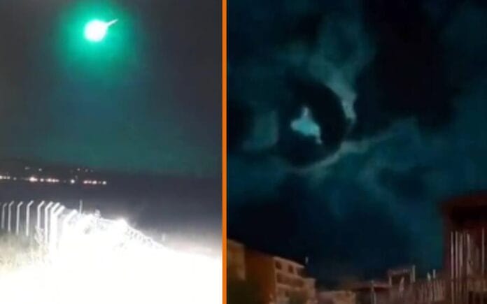 ¡Impresionante! Cae meteorito en Turquía e ilumina los cielos de verde (VÍDEO)