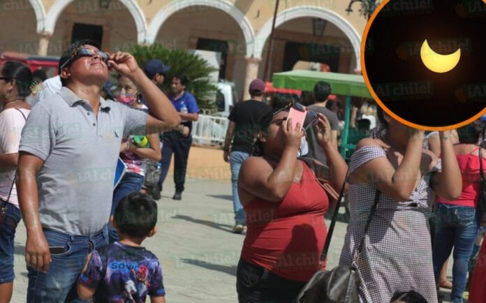 Eclipse Solar Anular 2023 enloquece a Yucatán