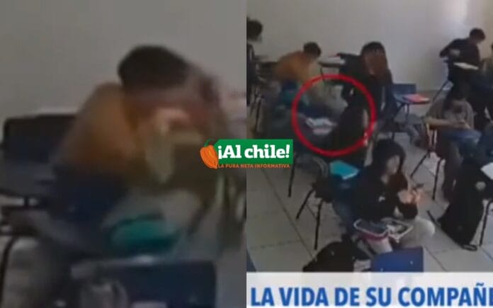 asfixia a su compañera en una escuela de Pachuca