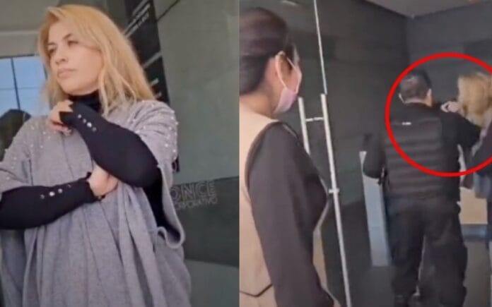 Mujer se niega a pagar por sus uñas y ataca a mordidas  a las empleadas (VIDEO)
