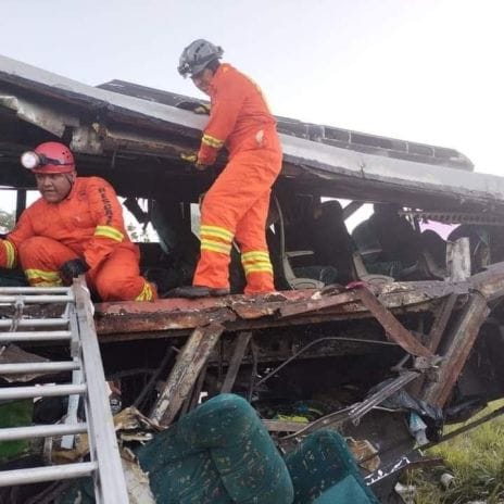Una menor de tres años y siete fallecidos más fue el resultado de un accidente en la vía Chetumal-Escárcega, aquí los detalles