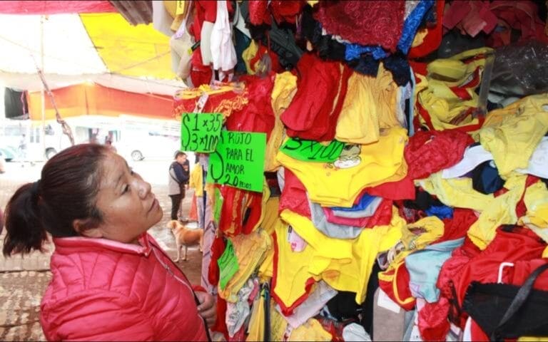 Ropa interior para Año Nuevo