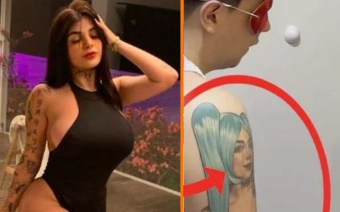 Filtran video íntimo de Karely Ruiz con un fan; “le hizo el favor” por tatuarse su cara