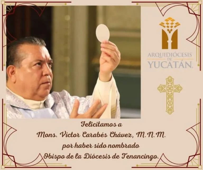 El Papa designa al Padre Víctor Carabés Chávez como Obispo de Tenancingo