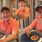 Captan a Rob Schneider echándose unos taquitos de cochinita con su esposa yuca (VIDEO)