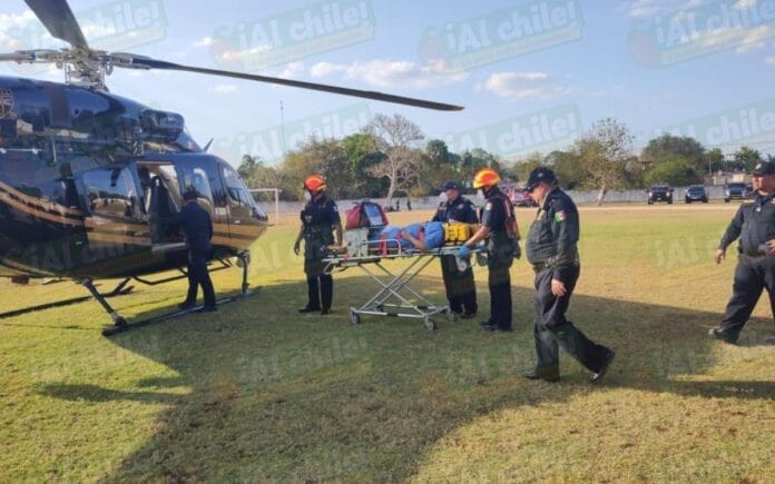 Jóvenes paramédicas de Valladolid son llevadas en helicóptero a un hospital de Mérida