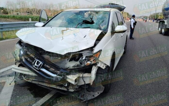 Motorista yucateco muere tras ser arrollado por una troca en la Mérida-Campeche