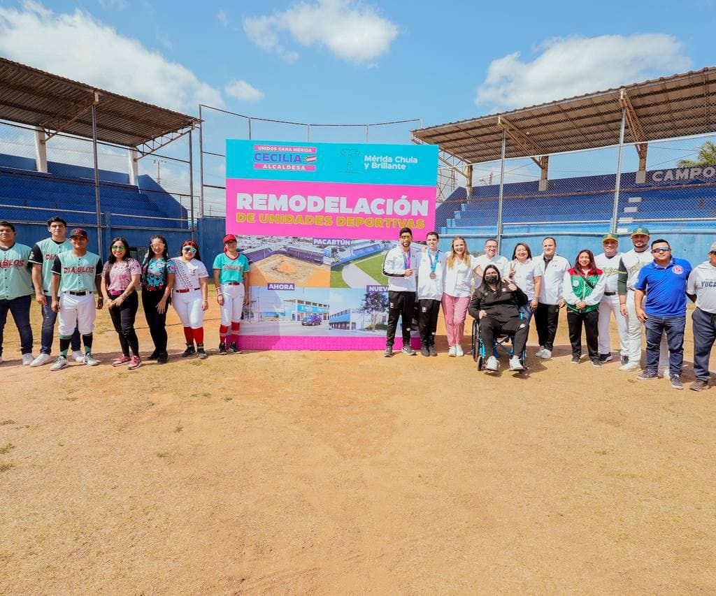 Con la remodelación de unidades deportivas enchularemos Mérida: Cecilia Patrón