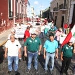 Marcha del 1 de mayo en Mérida