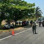 accidente en la vía Villahermosa–Frontera